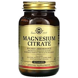 Solgar Magnesium Citrate 60 таблеток