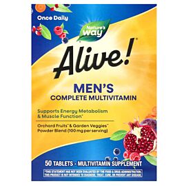 Nature's Way Alive! Men's Energy Complete Multivitamin 50 таблеток