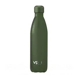 VPLab Metal water bottle 500 ml olive, Темно-Зелений