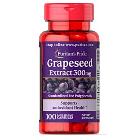 Puritan's Pride Grapeseed Extract 300 mg 100 капсул