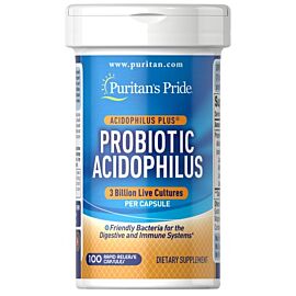 Puritan's Pride Probiotic Acidophilus 3 billion 100 капсул