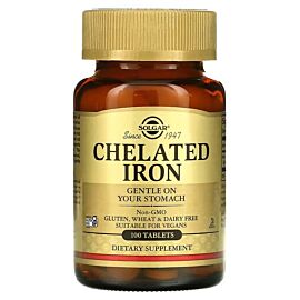 Solgar Chelated Iron 100 таблеток