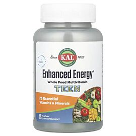KAL Enhanced Energy Teen Multivitamin 60 вегетаріанських таблеток