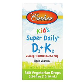 Carlson Kid's Super Daily D3+K2 10.16 мл