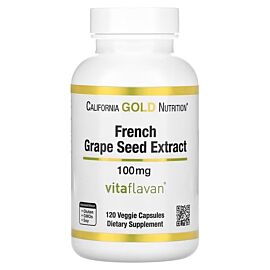 California Gold Nutrition French Grape Seed Extract 100 mg 120 капсул