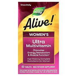Nature's Way Alive! Women's Ultra Potency Complete Multivitamin 60 таблеток
