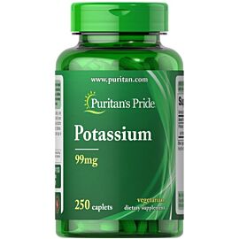 Puritan's Pride Potassium Gluconate 99 mg 250 таблеток