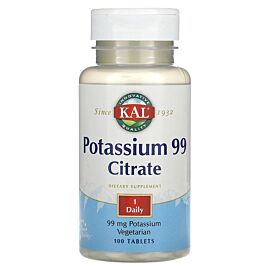 KAL Potassium 99 Citrate 99 mg 100 таблеток