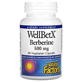 Natural Factors WellBetX Berberine 500 mg 60 капсул