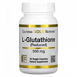 California Gold Nutrition L-Glutathione 500 mg 30 капсул