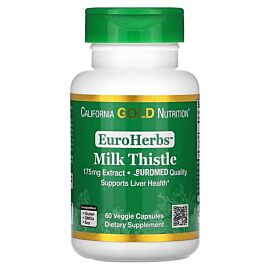 California Gold Nutrition Milk Thistle Extract 175 mg 60 рослинних капсул
