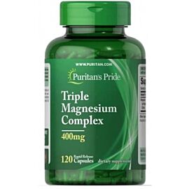 Puritan's Pride Triple Magnesium Complex 400 mg 120 капсул
