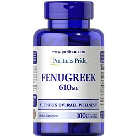 Puritan's Pride Fenugreek 610 mg 100 капсул