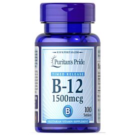 Puritan's Pride  B-12 1500 mcg Timed Release 100 таблеток