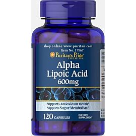 Puritan's Pride Alpha Lipoic Acid 600 mg 120 капсул