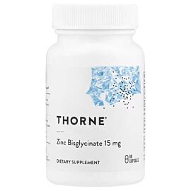 Thorne Zinc Bisglycinate 15 mg 60 капсул