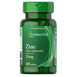 Puritan's Pride Zinc 25 mg 100 таб.