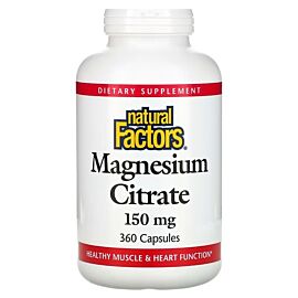 Natural Factors Magnesium Citrate 150 mg 360 капсул
