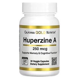 California Gold Nutrition Huperzine A 250 mcg 30 капсул
