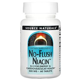 Source Naturals No-Flush Niacin 500 mg 60 таблеток