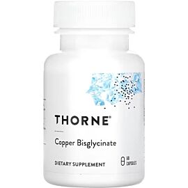 Thorne Copper Bisglycinate 60 капсул