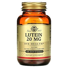 Solgar Lutein 20 mg 60 капсул