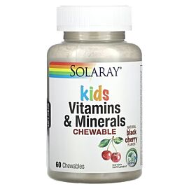 Solaray Kids Vitamins & Minerals 60 смоктальних таблеток