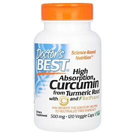 Doctor's Best High Absorption Curcumin 1,000 mg 120 капсул