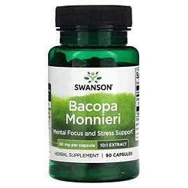 Swanson Bacopa Monnieri - 10:1 Extract 50 mg 90 капсул