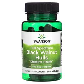 Swanson Full Spectrum Black Walnut Hulls 500 mg 60 капсул