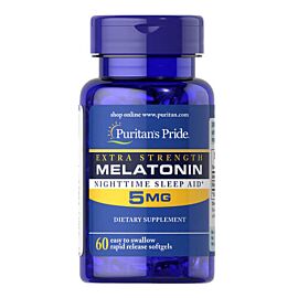 Puritan's Pride Extra Strength Melatonin 5 mg 60 капс