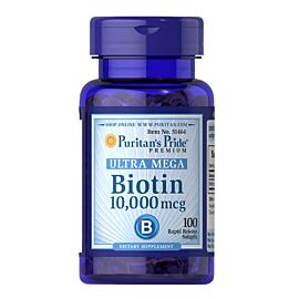 Puritan's Pride Biotin 10,000 мкг 100 капсул