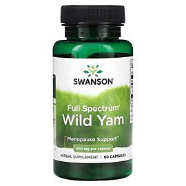 Swanson Wild Yam Full Spectrum 400 mg 60 капсул