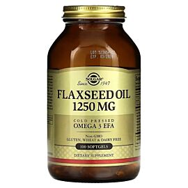 Solgar Flaxseed Oil 1,250 mg 100 капсул