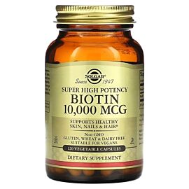 Solgar Biotin 10,000 mcg 120 капсул