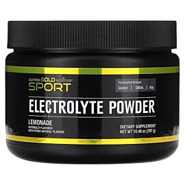 California Gold Nutrition Electrolyte Powder 297 грам, Лимонад