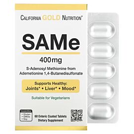 California Gold Nutrition SAMe 400 mg 60 таблеток