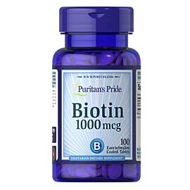 Puritan's Pride Biotin 1,000 мкг 100 таблеток
