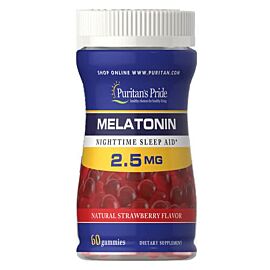 Puritan's Pride Melatonin Gummy 2.5 mg 60 жувальних цукерок