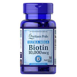 Puritan's Pride Biotin 10,000 мкг 50 капсул