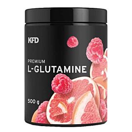 KFD Premium L-Glutamine 500 грам, Малина - Грейпфрут