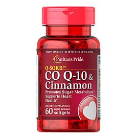Puritan's Pride Q-SORB Co Q-10 Cinnamon 60 капс