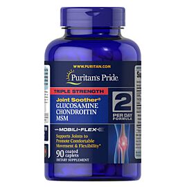 Puritan's Pride Triple Strength Glucosamine, Chondroitin MSM 90 таблеток