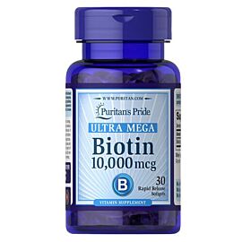 Puritan's Pride Biotin 10,000 мкг 30 капсул