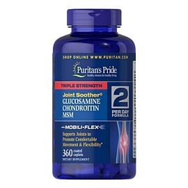 Puritan's Pride Triple Strength Glucosamine, Chondroitin MSM 360 таб.