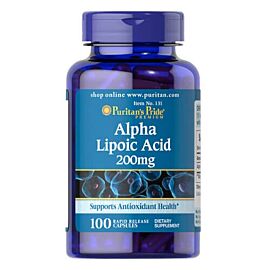 Puritan's Pride Alpha Lipoic Acid 200 mg 100 капс