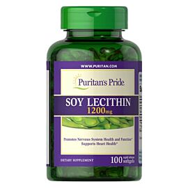 Puritan's Pride Soy Lecithin 1200 mg 100 рідких капсул