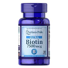 Puritan's Pride Biotin 7,500 мкг 50 таблеток