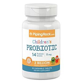PipingRock Children's Probiotic 30 жувальних таблеток