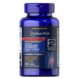 Puritan's Pride Advanced Glucosamine Chondroitin with Vitamin D3 160 таб.